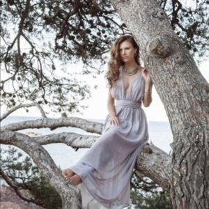 Grey Bridesmaid/Formal Dress